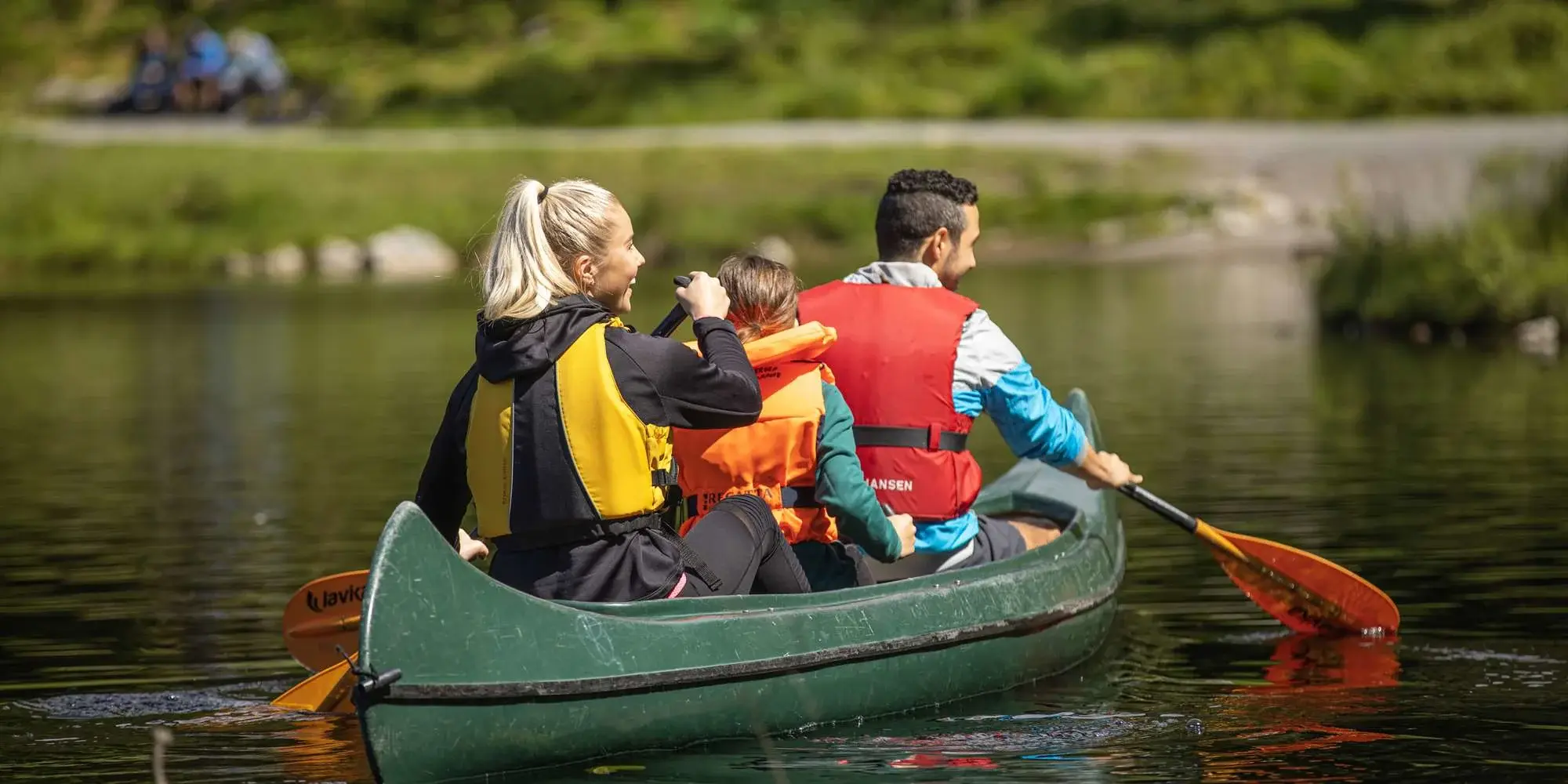 Canoeing on Fløien 